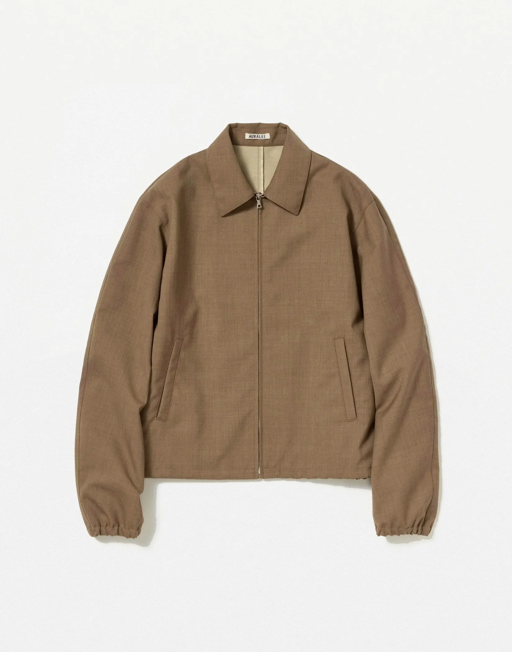 ニット+セーター AURALEE ALPACA SHEER KNIT SKIPPER POLO Auralee Baby Suri Alpaca Sheer Knit Skipper Polo Dark Brown – Très